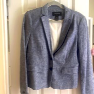 Ladies Ann Taylor Chambray Blue blazer -m